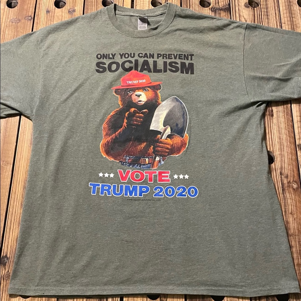 Only You Can Prevent Socialism Vote Trump 2020 Election T-Shirt Bear